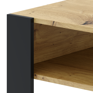 Konferenční stolek CARRY - dub/černá  Konferenční stolky MH393927W