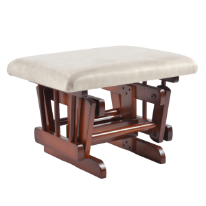 Houpací křeslo s podnoží TALI - ořech/béžová  Místnosti MH393544W