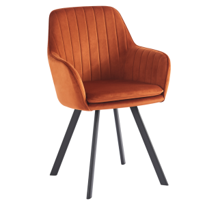 Designové křeslo VELVET - terakota  Křesla MH393532W