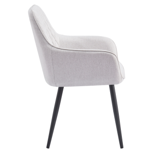 Designové křeslo NEA - světle šedá/černá  Kuchyň a jídelna MH393529W