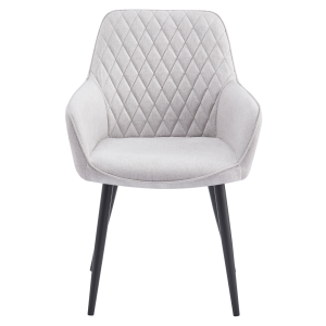 Designové křeslo NEA - světle šedá/černá  Kuchyň a jídelna MH393529W