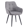 Designové křeslo MARK - šedá/černá  Křesla MH393526W
