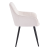 Designové křeslo MARK - béžová/černá  Židle MH393524W
