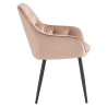 Designové křeslo VERA - světle hnědá  Nábytek MH393520W