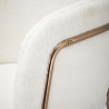 Designové jídelní křeslo ADI - bílá Ivory/rose gold  Kuchyň a jídelna MH393519W