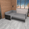 Univerzální sedací souprava DIANA - černá/šedá  Místnosti MH389553W