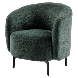 Křeslo PRESTO - zelená/černá  Místnosti MH389370W