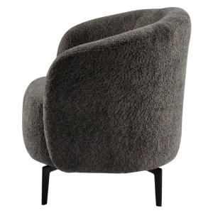 Křeslo PRESTO - šedohnědá Taupe/černá  Místnosti MH389330W