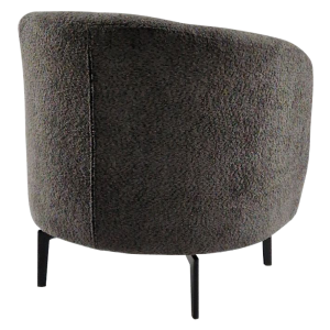 Křeslo PRESTO - šedohnědá Taupe/černá  Místnosti MH389330W