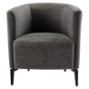 Designové křeslo CAPPI, šedá/černá  Sedací nábytek MH389210W