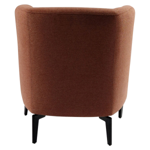 Designové křeslo CAPPI - terakota/černá  Místnosti MH389132W