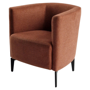 Designové křeslo CAPPI - terakota/černá  Místnosti MH389132W