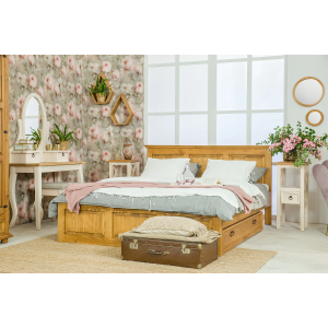 Dřevěná postel Corona III - výběr moření Corona Postele MHACC030