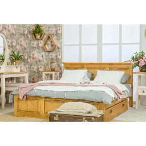 Dřevěná postel Corona III - výběr moření Corona Postele MHACC030