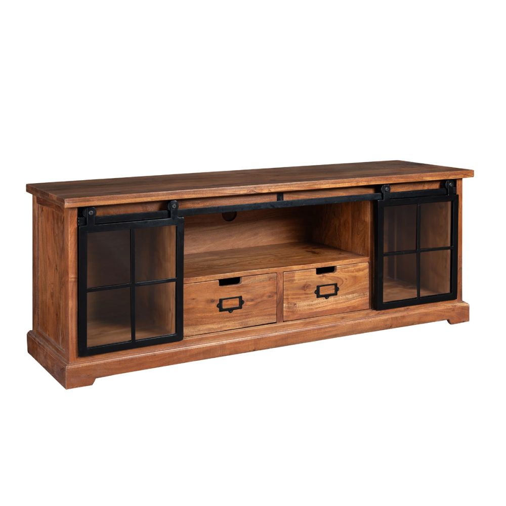 Tv stolek lowboard Heritage 160 cm masiv akácie  TV stolky a komody 44050