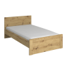 Postel, 120x200, dub artisan, AIRON  Místnosti MH374722W