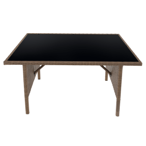 Zahradní ratanový set RANDA - přírodní/světle šedá  Zahradní a venkovní nábytek MH371812W