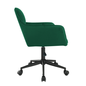 Kancelářské křeslo HAGRO - smaragdová sametová  Židle MH365597W