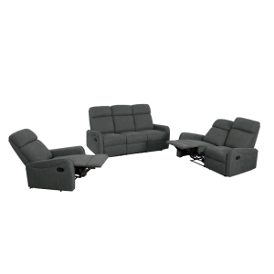 Sedací sestava 3+2+1 HASAN - tmavě šedá látka  Místnosti MH363150W