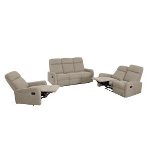 Sedací sestava 3+2+1 FATE - látka šedohnědá Taupe  Místnosti MH363148W