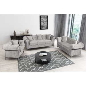 Luxusní rozkládací 2-sed ROMA - světle šedá  Místnosti MH362609W