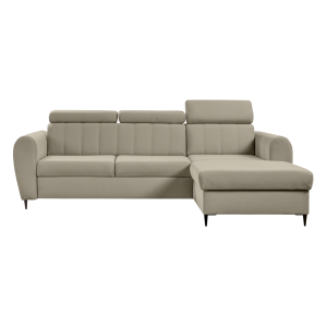 Rozkládací sedací souprava KOREL - béžová, pravá  Domů MH362122W