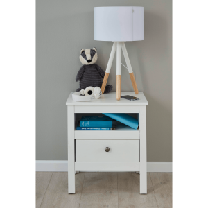 Noční stolek OLIVIA - bílá  Místnosti MH352423W