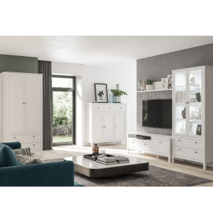 Komoda OLIVIE - bílá  Místnosti MH352409W