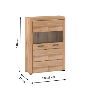 Vitrína KISS, dub  Místnosti MH303802W