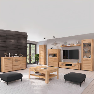 Vysoká vitrína KISS - dub  Místnosti MH303798W