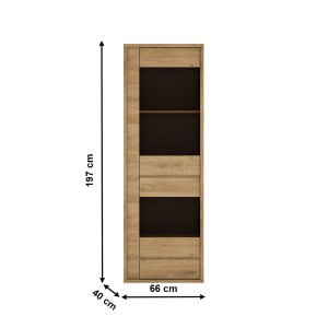 Vitrína SHELLA, dub  Místnosti MH303720W