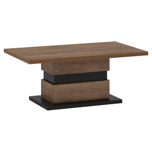 Konferenční stolek BELIZE - dub hnědý / černá  Místnosti MH303574W