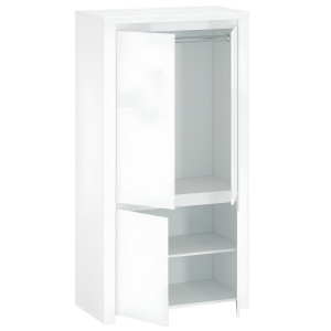 Skříň LILIA - bílý lesk  Ložnice MH303555W