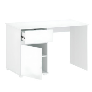 Pracovní stůl LILIA, bílý lesk  Místnosti MH303542W