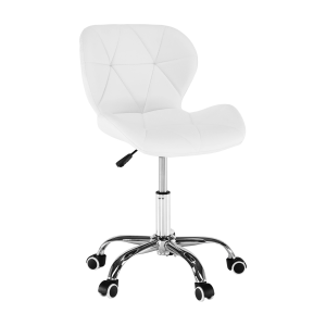 Kancelářské křeslo ANGUS - bílá/chrom  Nábytek MH299508W