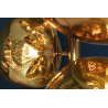 Stojací lampa LIQUID 170 cm - 7 skleněných stínidel, ocelový rám  Místnosti 46022