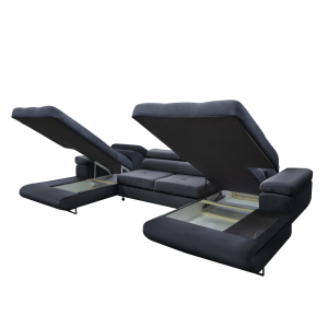 Univerzální sedací souprava AMARO, šedá  Místnosti MH362842W