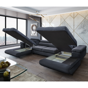 Univerzální sedací souprava AMARO, šedá  Místnosti MH362842W