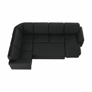 Sedací souprava BITTERA - ekokůže černá, pravá  Nábytek MH108349W