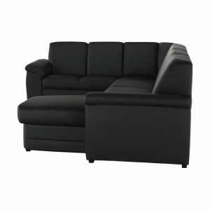 Sedací souprava BITTERA, ekokůže černá, levá  Místnosti MH108350W