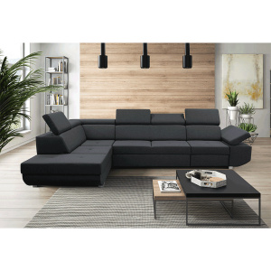 Sedací souprava STARK - tmavě šedá, pravá  Místnosti MH303410W