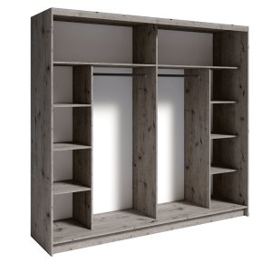 Ložnicová sestava TOGAN (skříň / postel / 2ks noční stolek), dub  Místnosti MH303836W