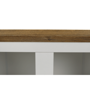 Vitrína LEO, bílá/dub  Místnosti MH264785W