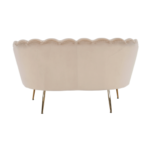 Lavice ve stylu Art-deco NOBELLA, béžová  Domů MH267589W