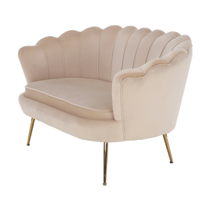 Lavice ve stylu Art-deco NOBELLA, béžová  Domů MH267589W