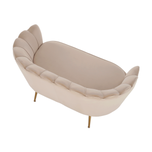 Lavice ve stylu Art-deco NOBELLA, béžová  Domů MH267589W