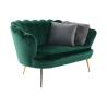 Lavice ve stylu Art-deco NOBELLA, smaragdová  Místnosti MH267585W