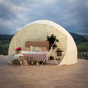 Postel KAI 180x200 - růžová / gold  Místnosti MH276370W