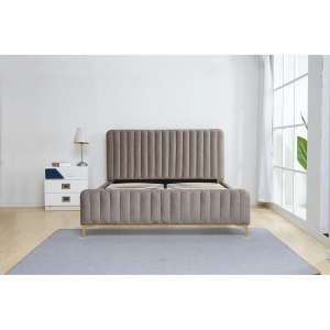 Postel KAI 140x200 - šedohnědá / zlatá  Místnosti MH264348W