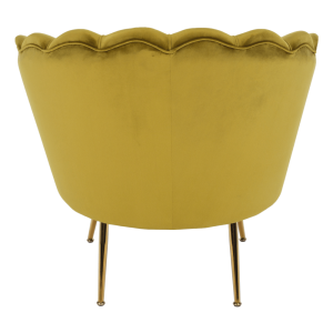 Křeslo NOBELLA - hořčicová/zlatá  Místnosti MH279719W